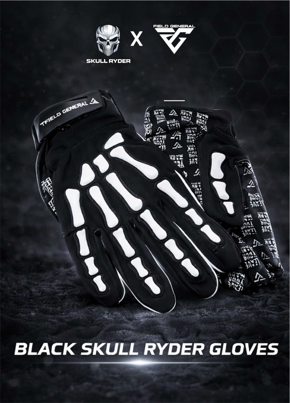 FG Skull Ryder Gloves